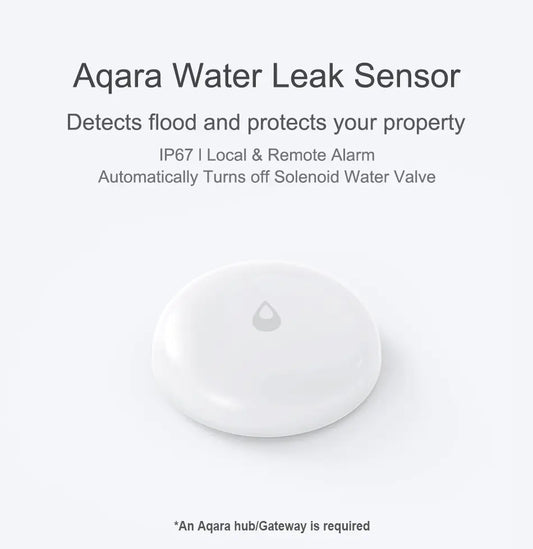 Aqara Water Leak Sensor with App Alarm and Detection