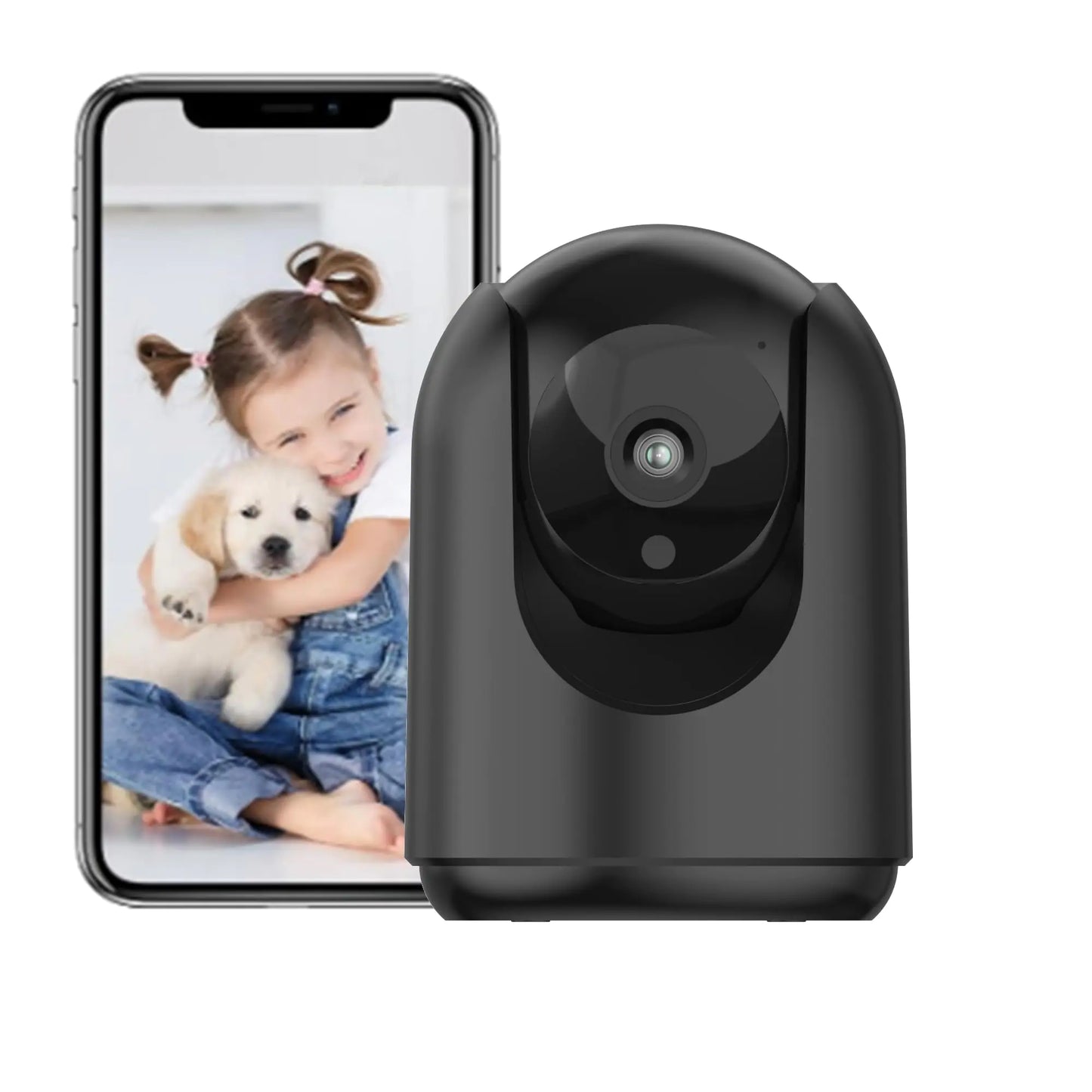 GLEEMALL Baby Monitor with Camera 1080P Baby Camera Monitor WiFi Smartphone App Control Night Vision iOS/Android