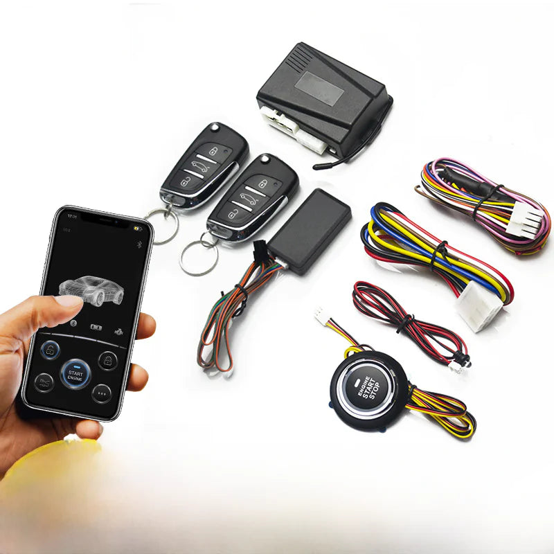 12V Car Modification One-Key Start with Bluetooth App