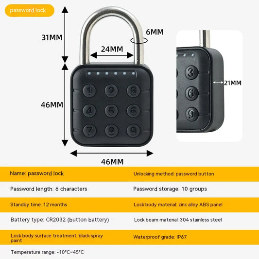 Fingerprint Waterproof Padlock with APP